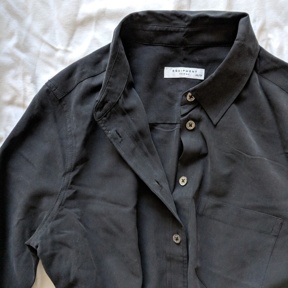 Equipment Button Down Dress